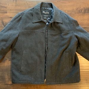 Dockers Premium Dark Gray Mens Coat Size 3XLT